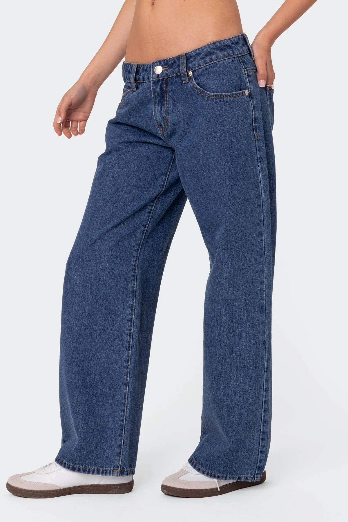 Petite Raelynn Washed Low Rise Jeans Product Image