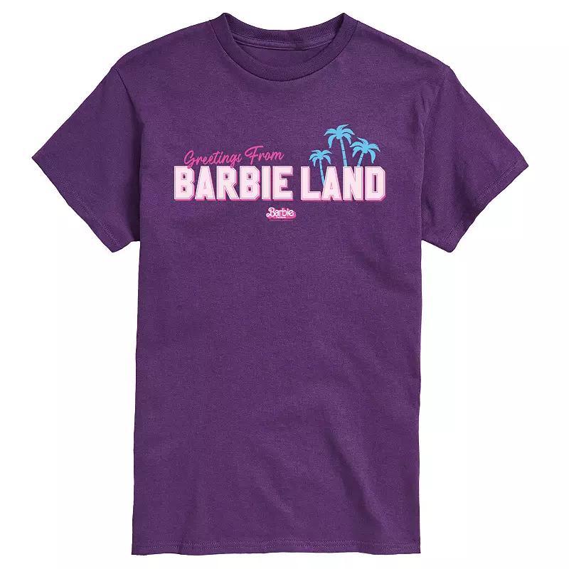 Mens Barbie Movie Greetings From Graphic Tee Product Image