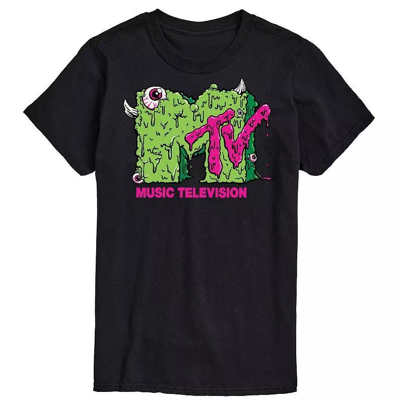 Mens MTV Slime Logo Graphic Tee Product Image