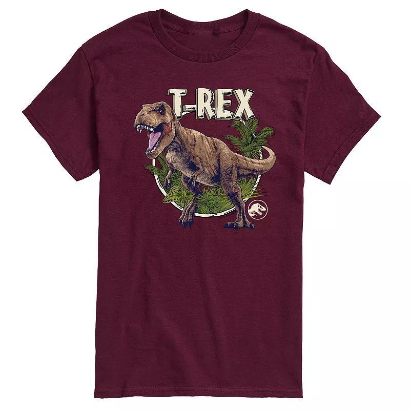 Mens Jurassic World Tyrannosaurus Rex Graphic Tee Red Product Image