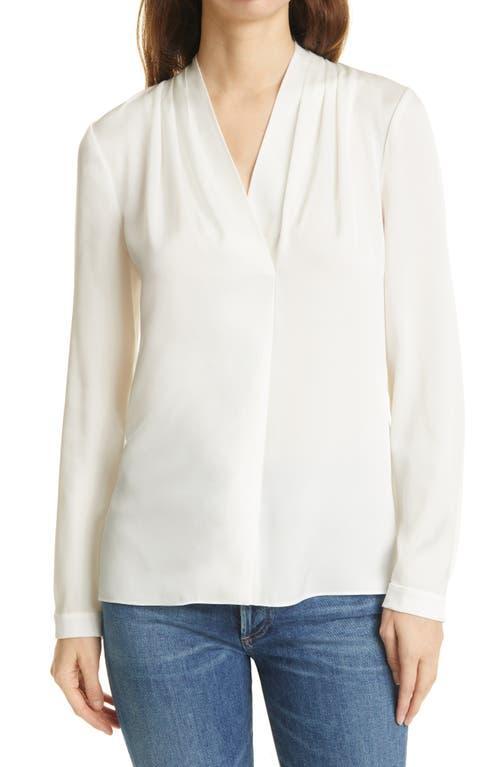 Womens Nellie Silk-Satin Blouse Product Image