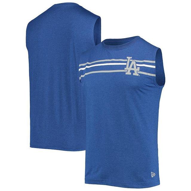 Mens New Era Royal Los Angeles Dodgers Muscle Tank Top Product Image