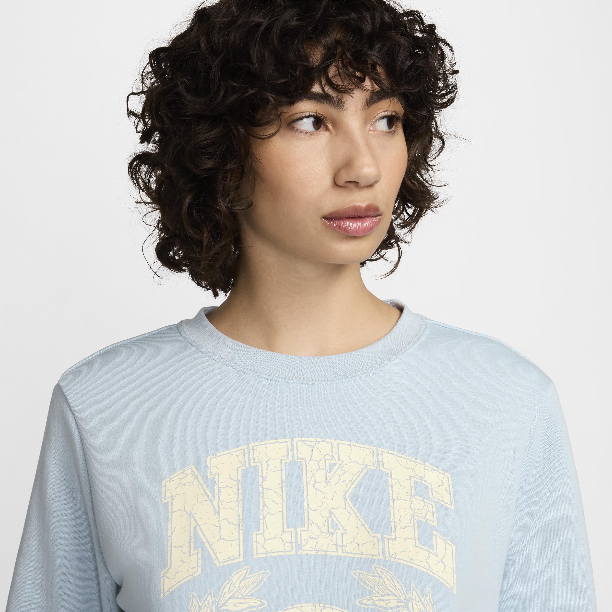 Women's Nike Sportswear Club Fleece Crew-Neck Sweatshirt Product Image