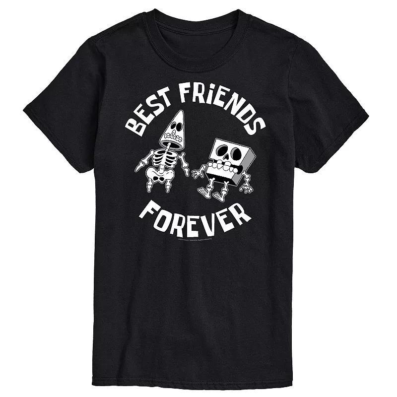 Big & Tall Spongebob Best Friends Forever Graphic Tee, Mens Product Image