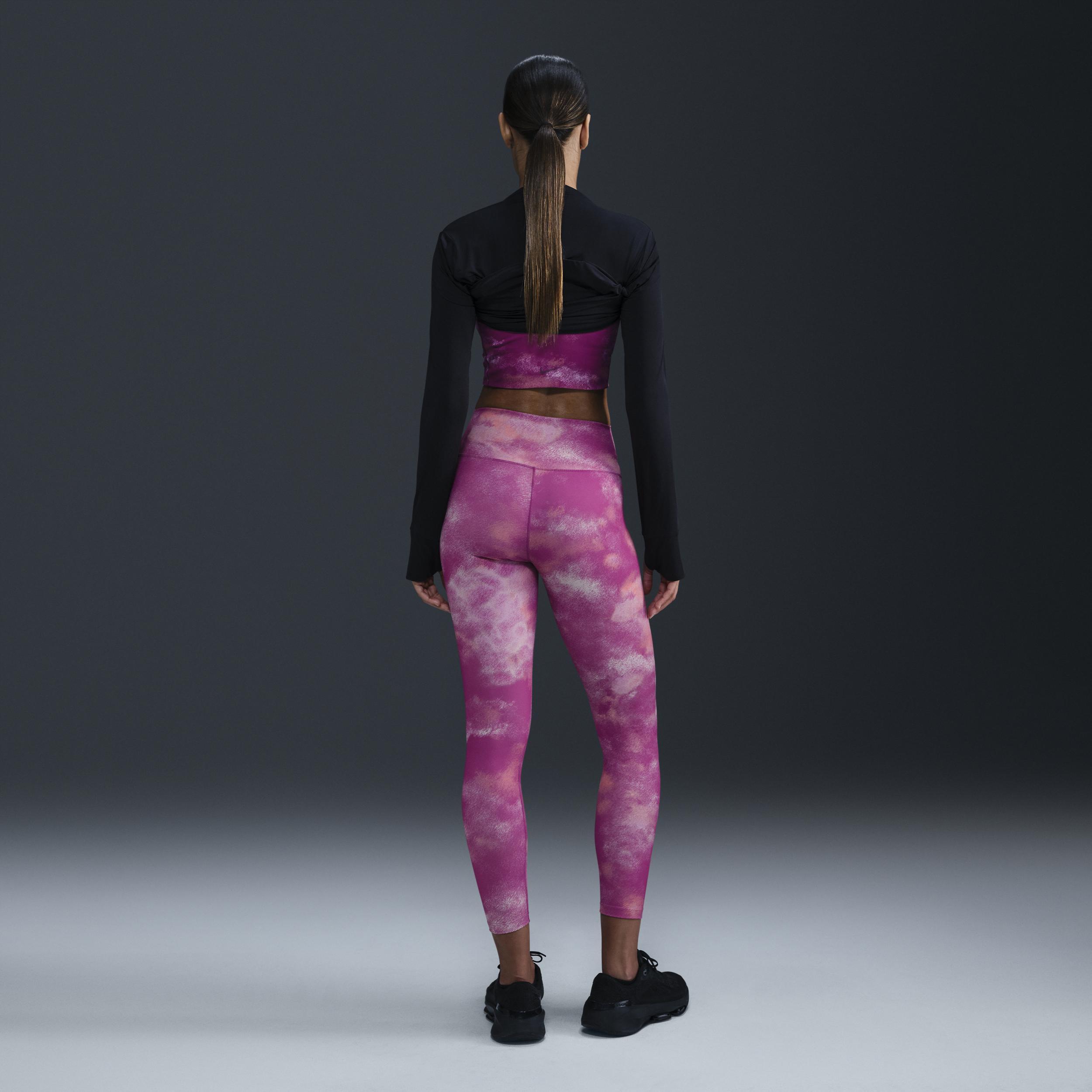 Nike Women's One High-Waisted 7/8 Printed Leggings Product Image