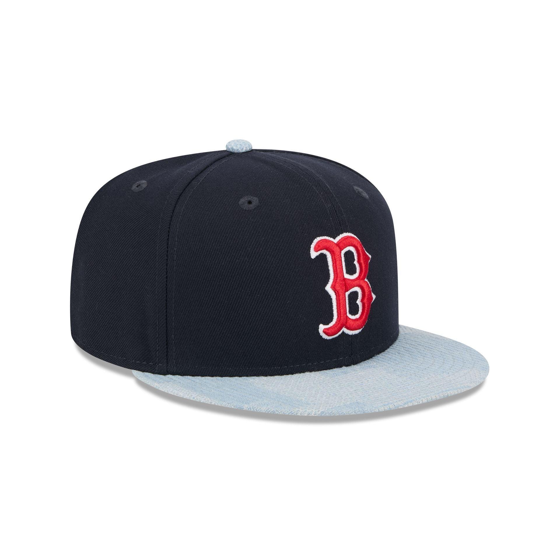 Boston Red Sox Patch Denim 59FIFTY Fitted Hat Male Product Image