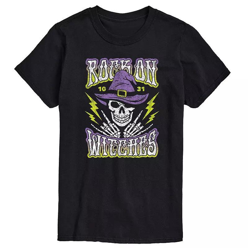 Big & Tall Rock On Witches Graphic Tee, Mens Product Image