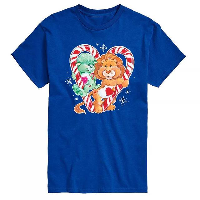 Big & Tall Care Bears Cousins Candy Cane Heart Graphic Tee, Mens Product Image