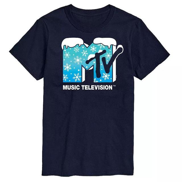 Big & Tall MTV Snowflakes Logo Graphic Tee, Mens Product Image