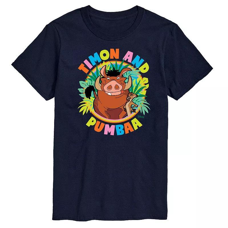 Disneys The Lion King Timon And Pumba Mens Graphic Tee Product Image