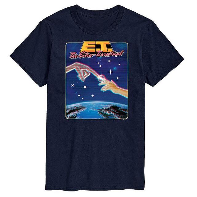 Big & Tall ET 80S Arcade Tee, Mens Blue Product Image