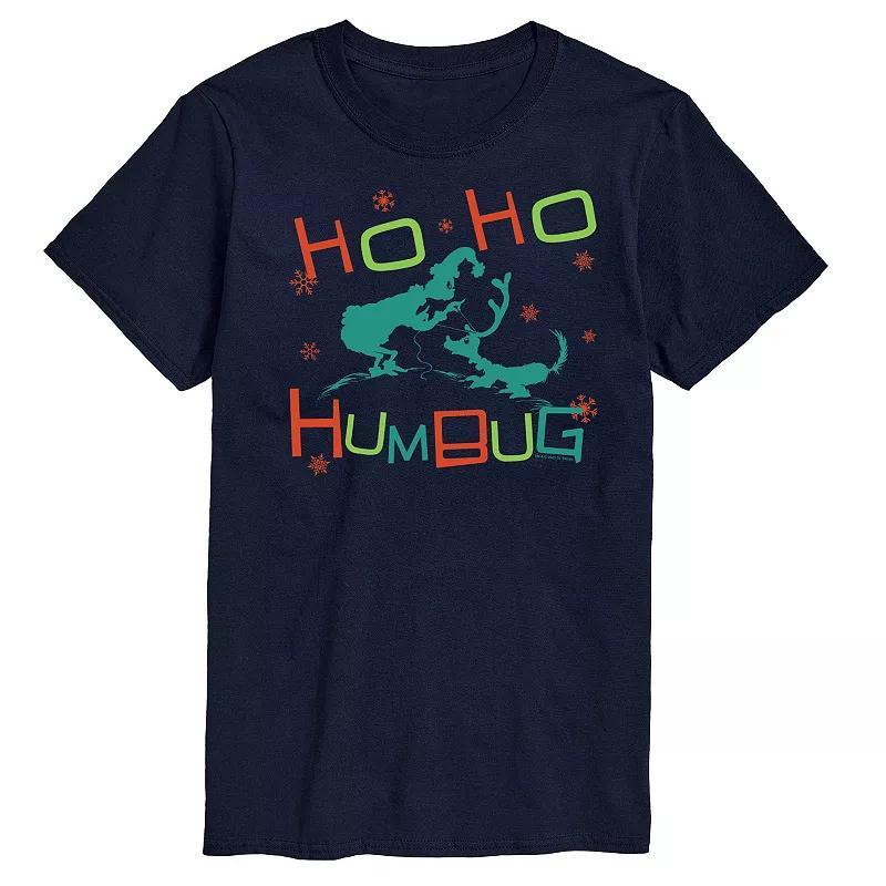 Big & Tall Dr. Seuss The Grinch Ho Ho Humbug Graphic Tee, Mens Product Image