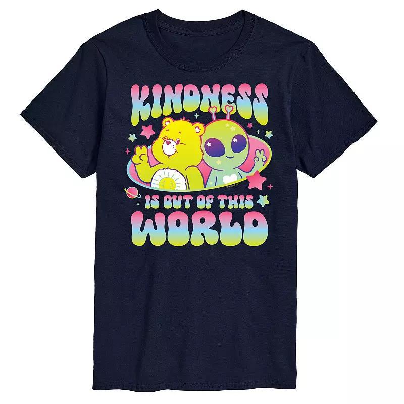 Mens Care Bears Kindness Out Of This World Graphic Tee Blue Product Image