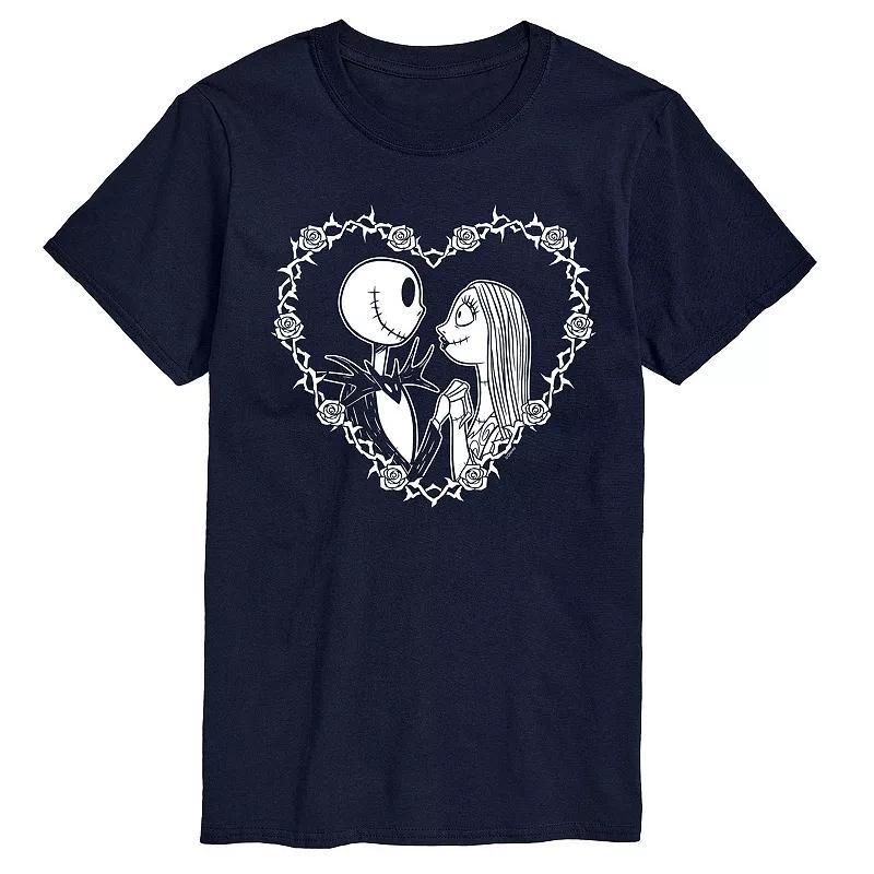 Disneys Nightmare Before Christmas Jack Sally Mens Graphic Tee Product Image