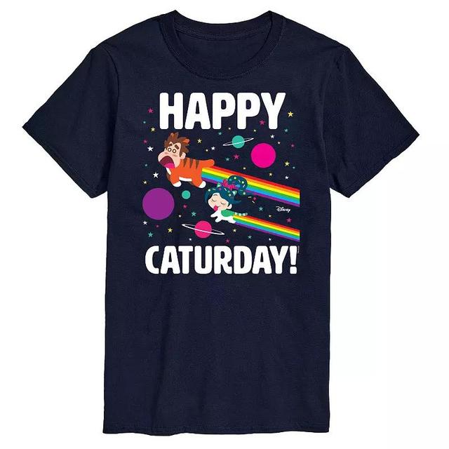 Disneys Wreck It Ralph Big & Tall Happy Caturday Graphic Tee, Mens Product Image