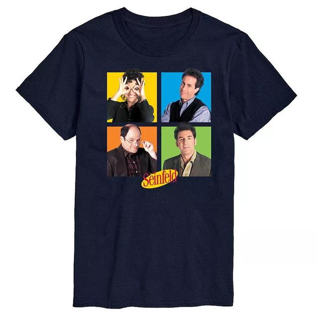 Mens Seinfeld Character Grid Graphic Tee Product Image