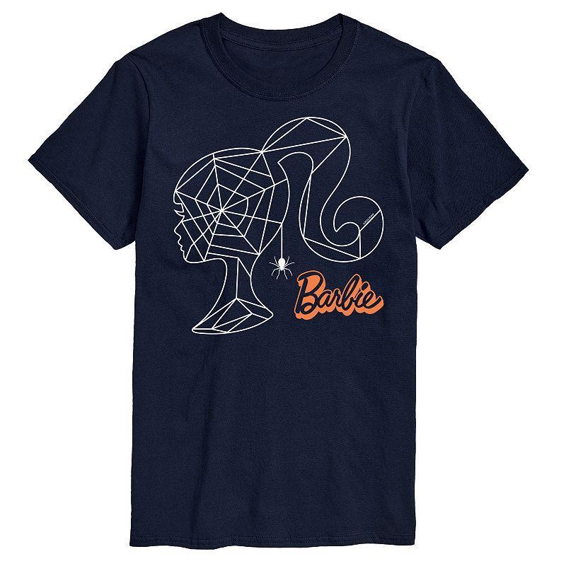 Big & Tall Barbie Spider Web Head Graphic Tee, Mens Product Image