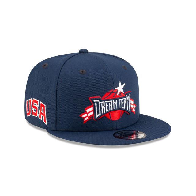 USA Basketball Navy 9FIFTY Snapback Hat Male Product Image