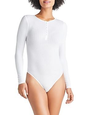 Yummie Katrina Henley Seamless Ribbed Bodysuit Product Image