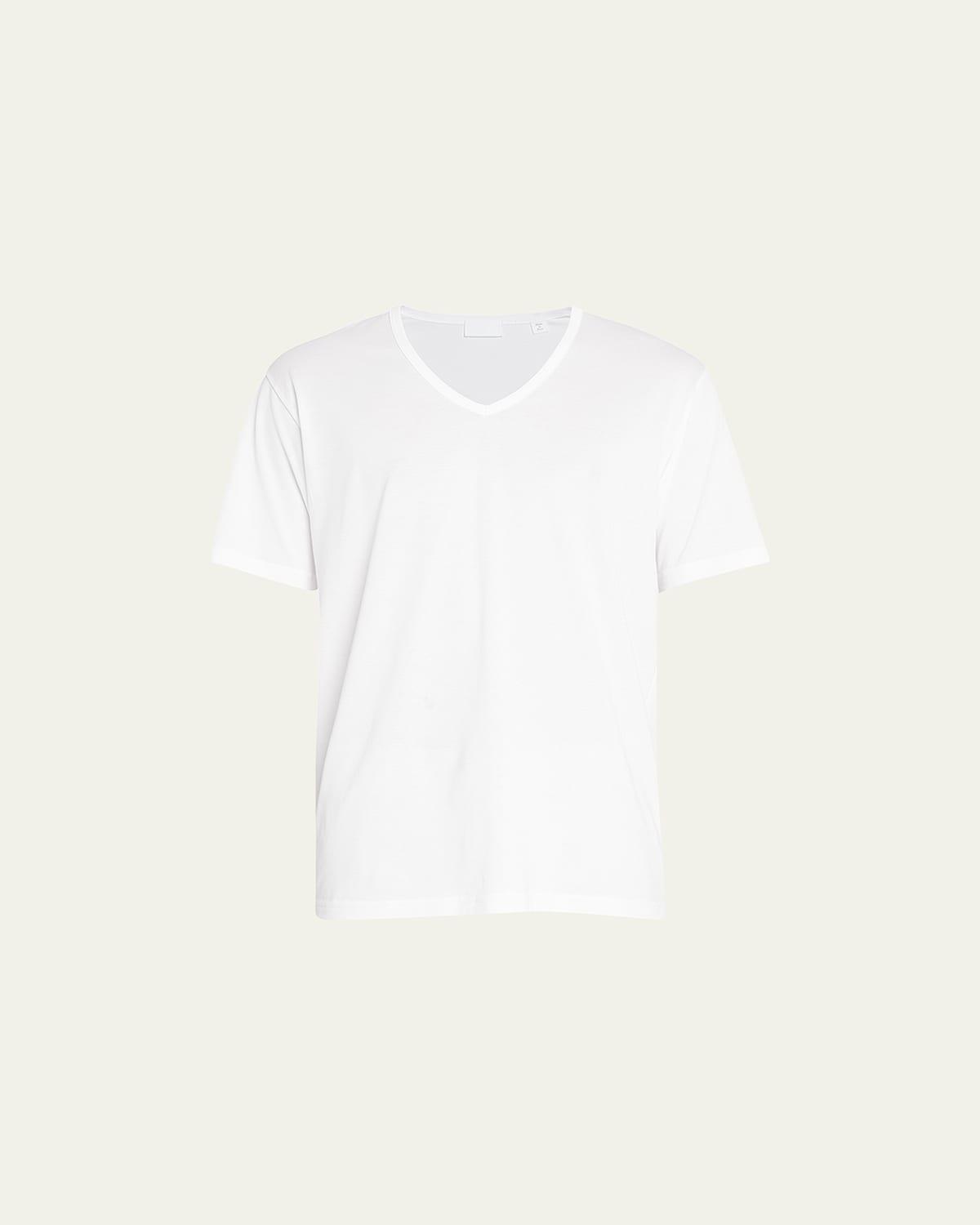 Mens Pima Cotton V-Neck Undershirt T-Shirt Product Image