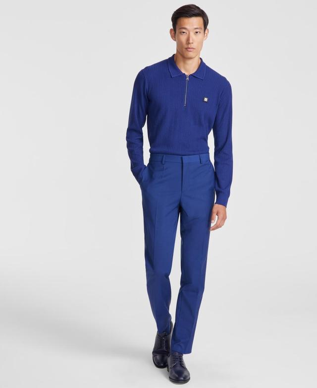 Hugo by Hugo Boss Mens Slim-Fit Superflex Stretch Solid Suit Pants Product Image