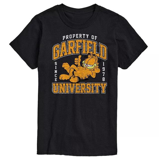 Mens Garfield Varsity Graphic Tee Product Image