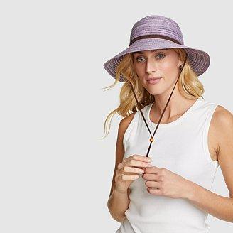 Women's Packable Straw Hat - Wide Brim Product Image