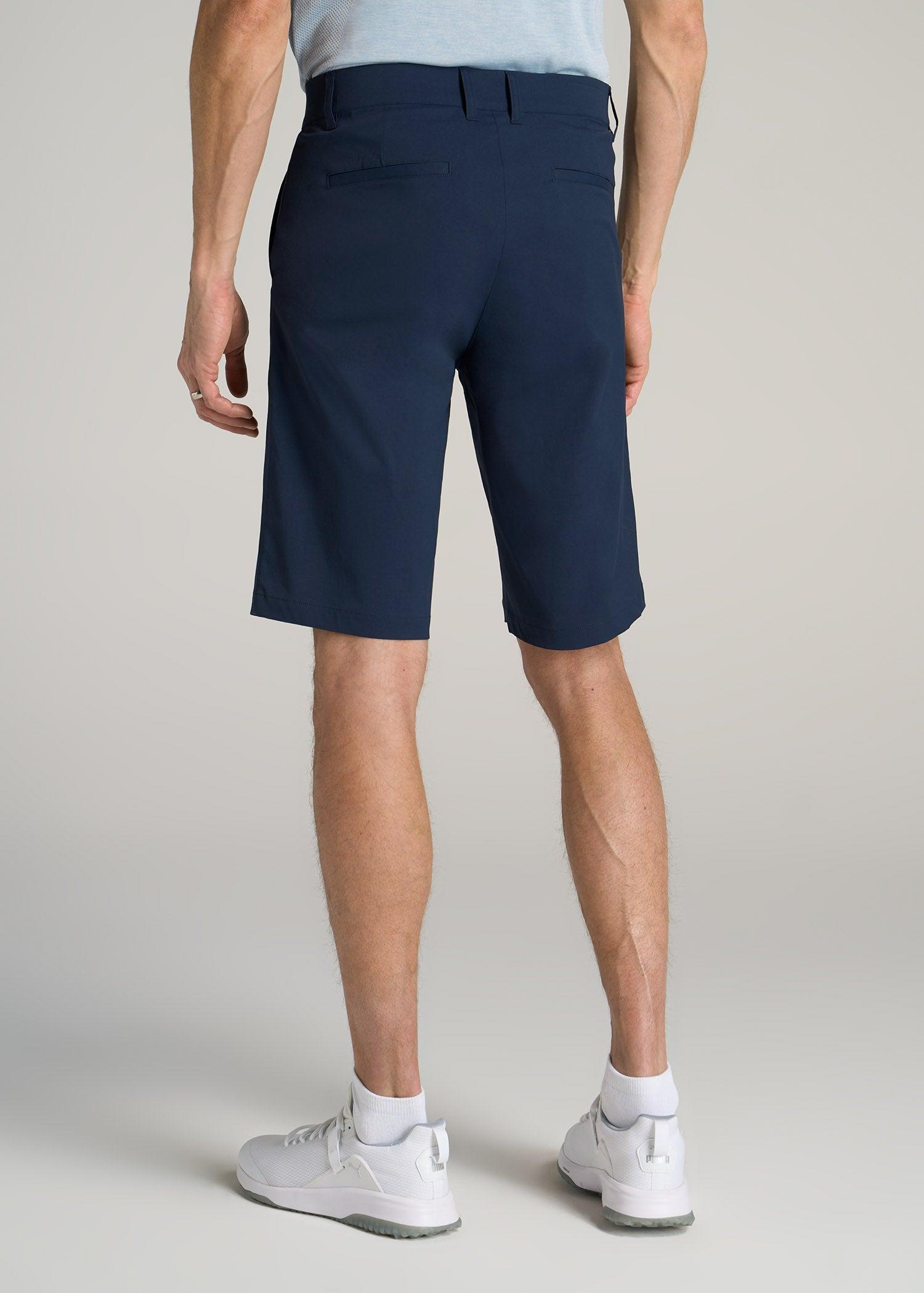 Traveler Chino Shorts for Tall Men in Marine Navy Product Image