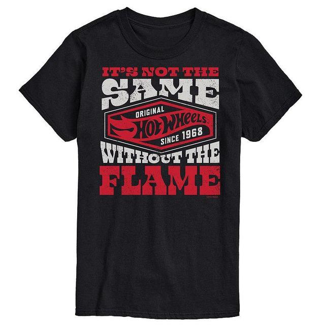 Big & Tall Hot Wheels Not The Same Without Flame Graphic Tee, Mens Product Image