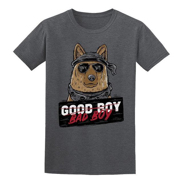 Mens COLAB89 by Threadless Good Boy Bad Tee Dark Grey Product Image