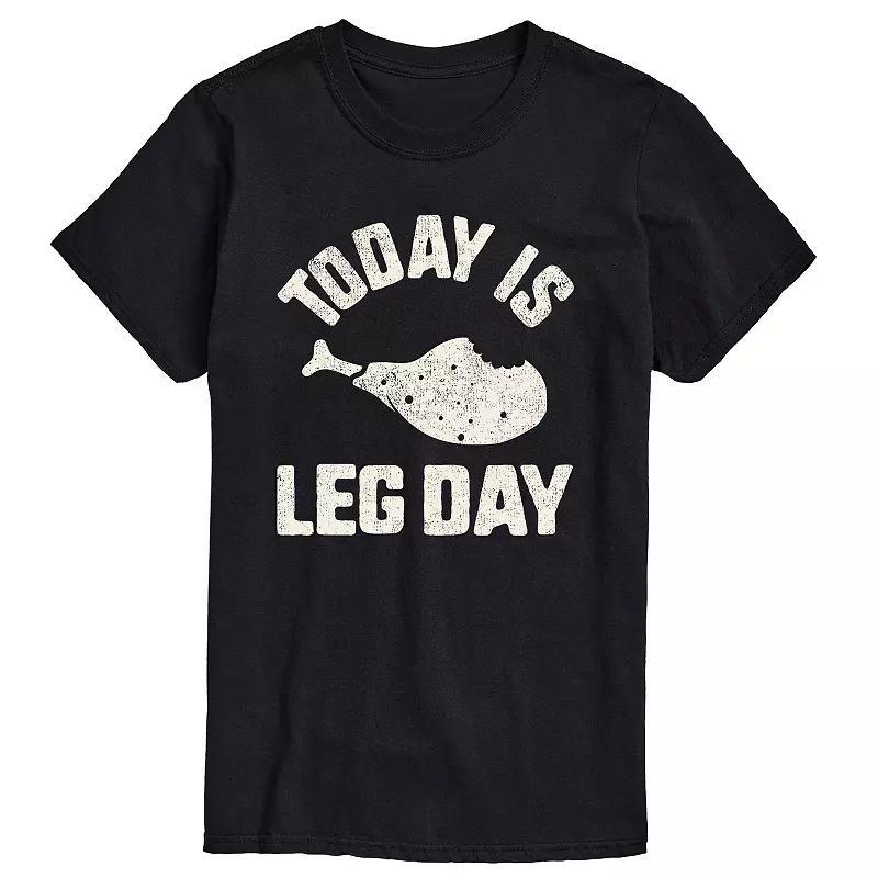 Big & Tall Today Is Leg Day Tee, Mens Product Image