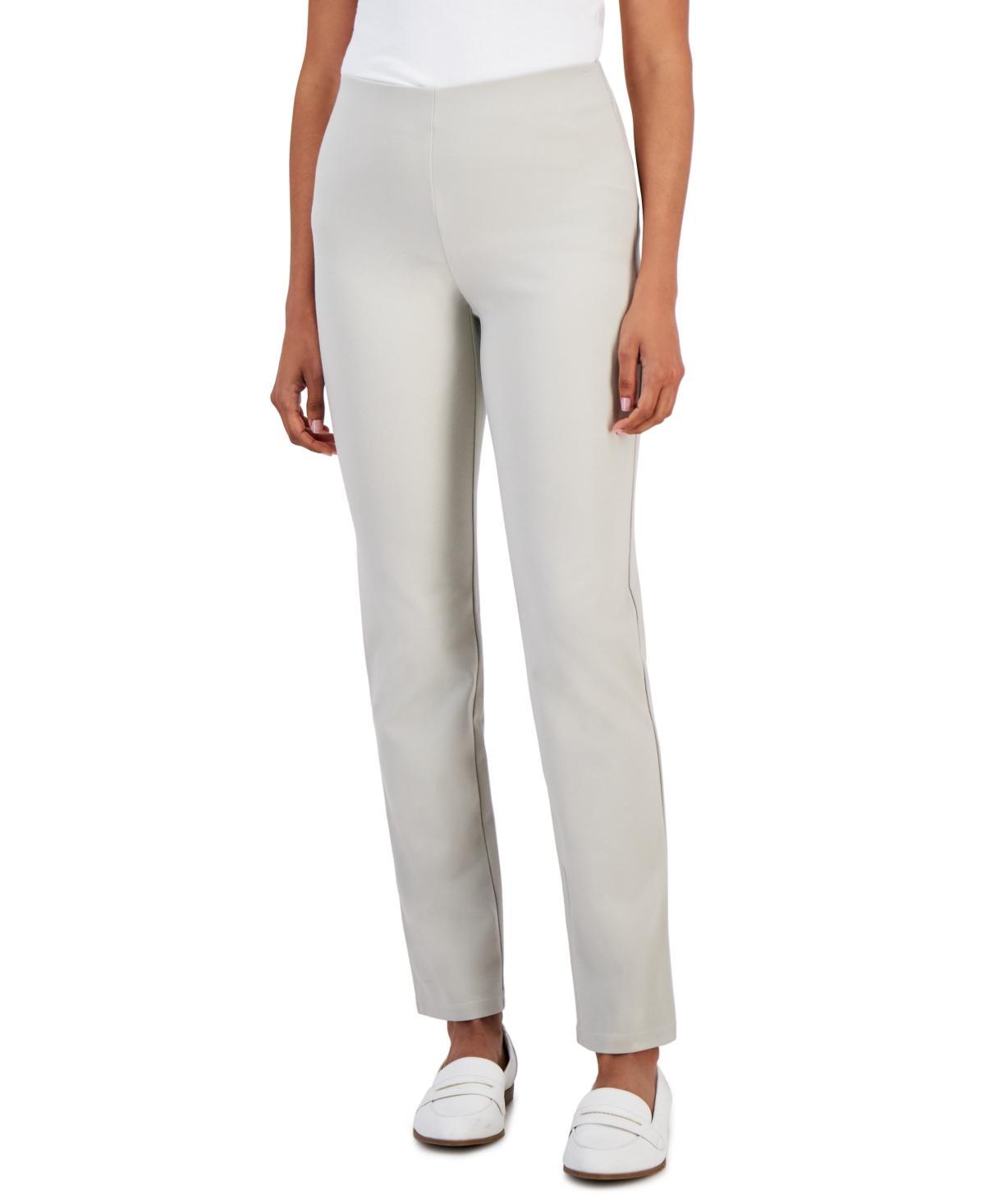 Jm Collection Womens Ponte-Knit Pull-On Ankle Pants, Created for Macys Product Image