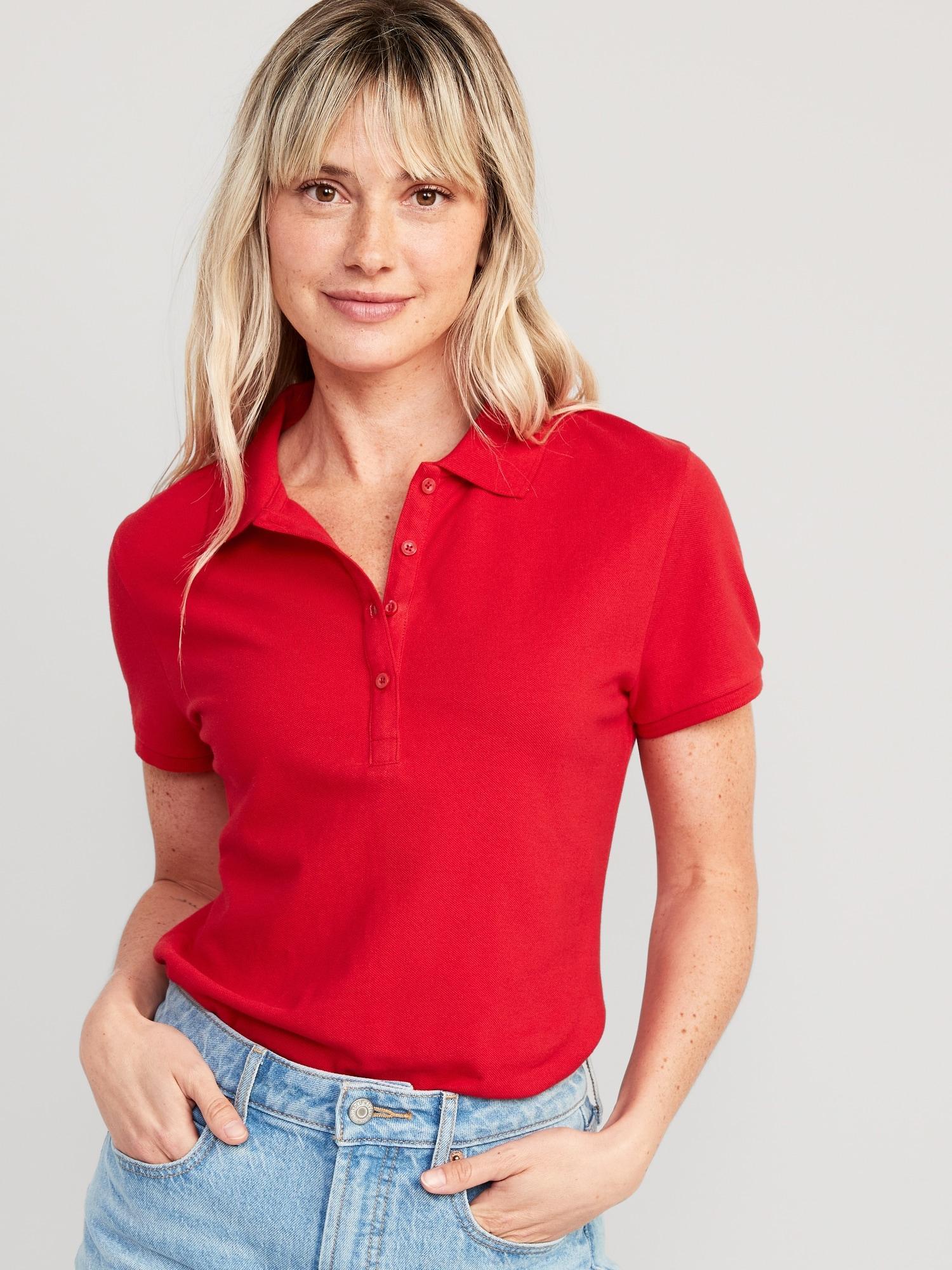 Uniform Pique Polo for Women Product Image