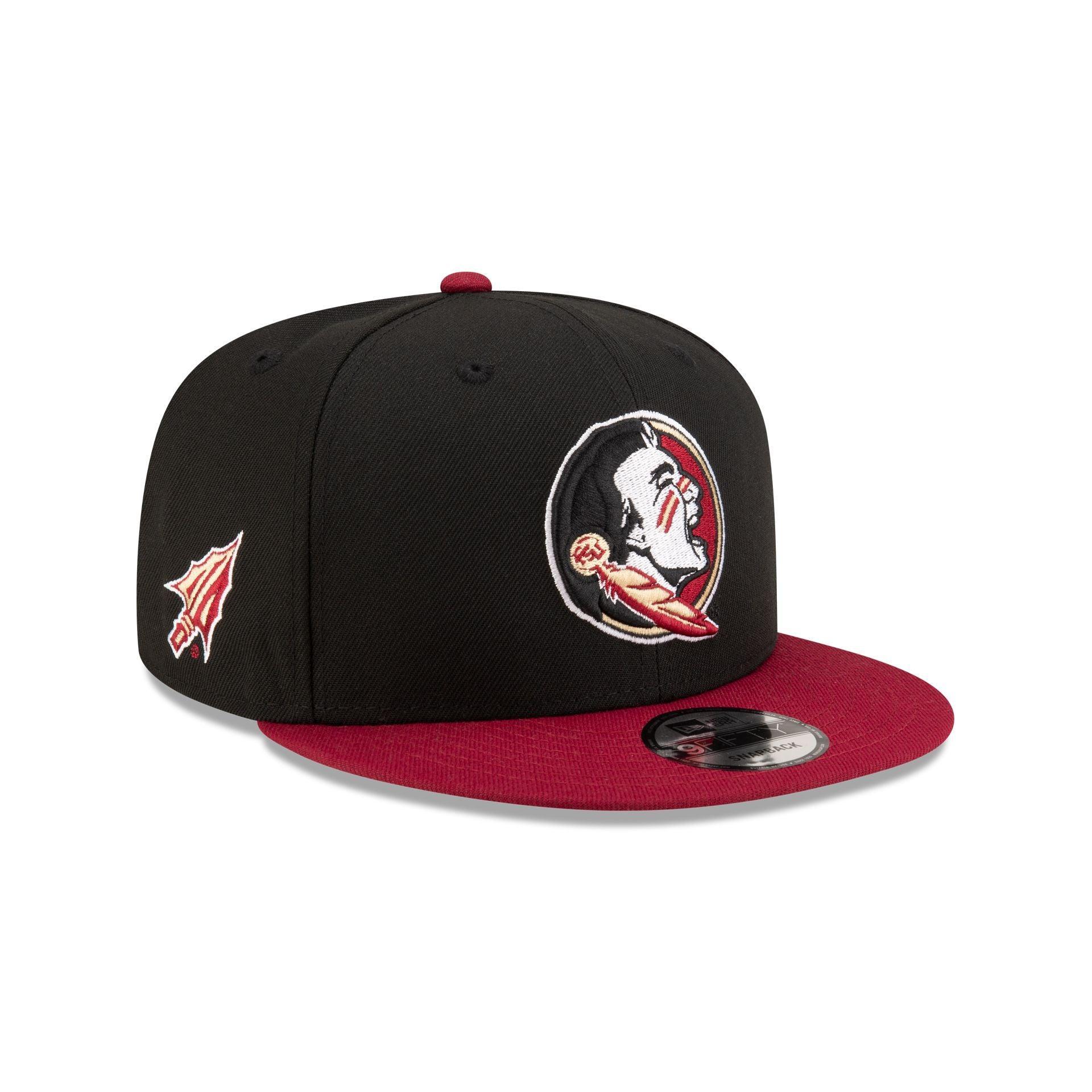 Florida State Seminoles Black 9FIFTY Snapback Hat Male Product Image