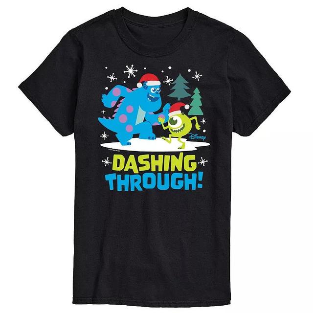 Disney / Pixars Monsters Inc Big & Tall Dashing Through Graphic Tee, Mens Product Image