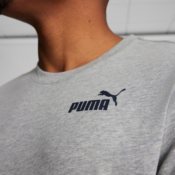 PUMA Essentials No. 1 Logo Men's T-Shirt in Medium Grey Heather Product Image