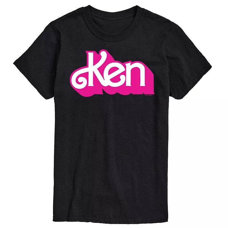 Big & Tall Barbie Ken Logo Graphic Tee, Mens Blue Product Image