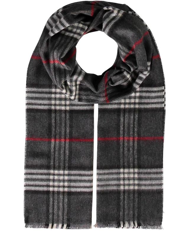 V. Fraas Mens Cashmink Classic Plaid Muffler Product Image