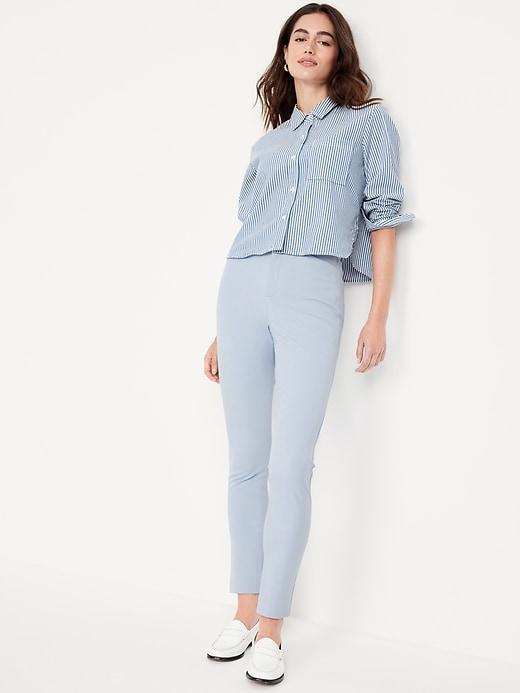 High-Waisted Pixie Skinny Ankle Pants Product Image