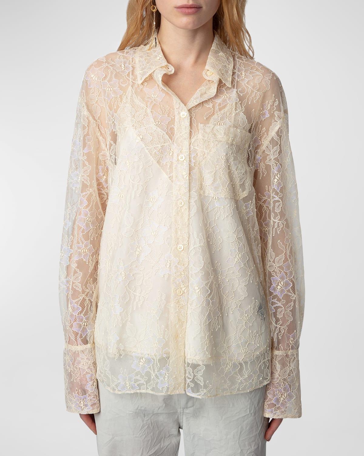 Womens Tyrone Lace Shirt Product Image