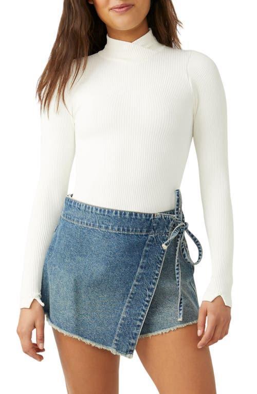 Free People XYZ Mock Neck Bodysuit Product Image