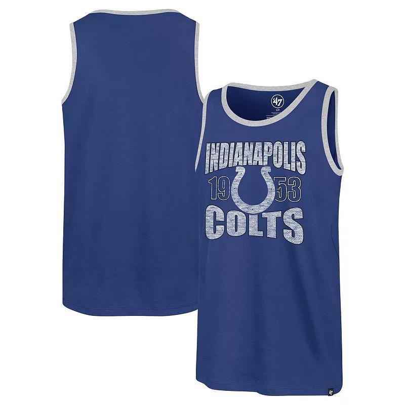 Mens 47 Royal Indianapolis Colts Upload Franklin Tank Top Product Image