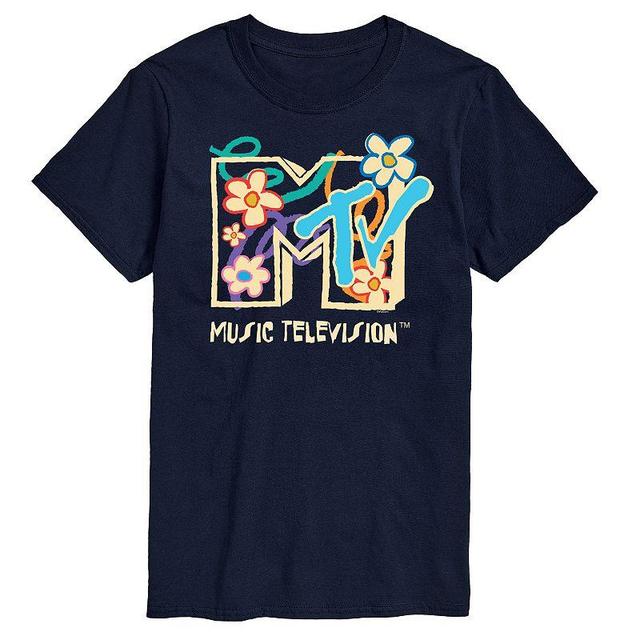 Big & Tall MTV Floral Logo Graphic Tee, Mens Product Image