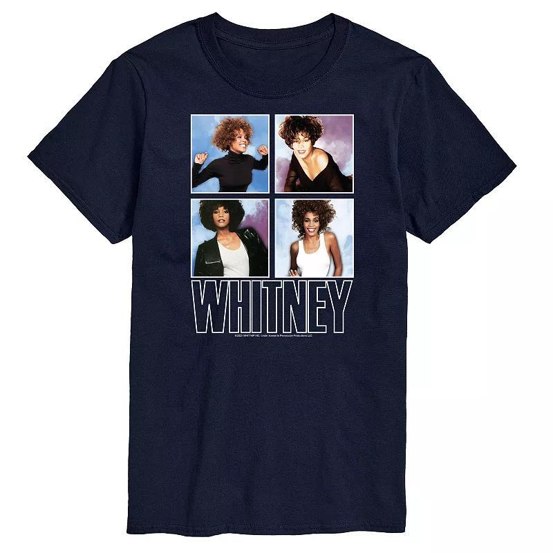 Big & Tall Whitney Houston Tee Tee, Mens Product Image