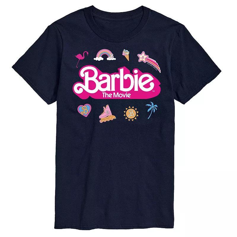 Big & Tall Barbie The Movie Theatrical Movie Logo Graphic Tee, Mens Product Image