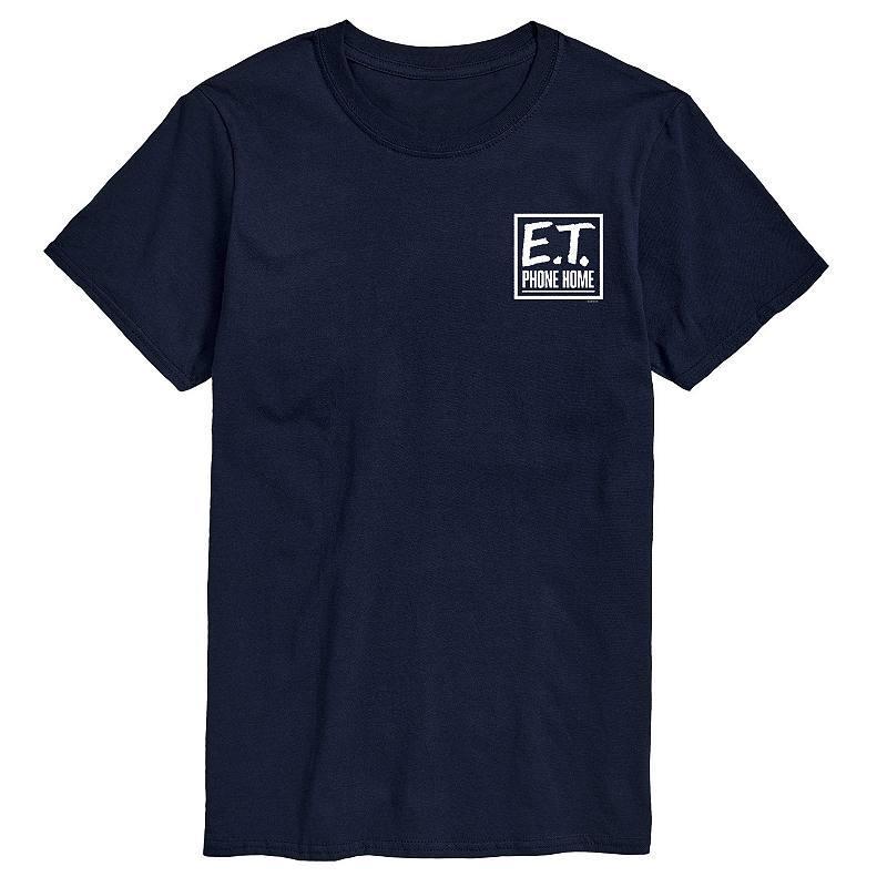 Big & Tall E.T. Phone Home Graphic Tee, Mens Blue Product Image