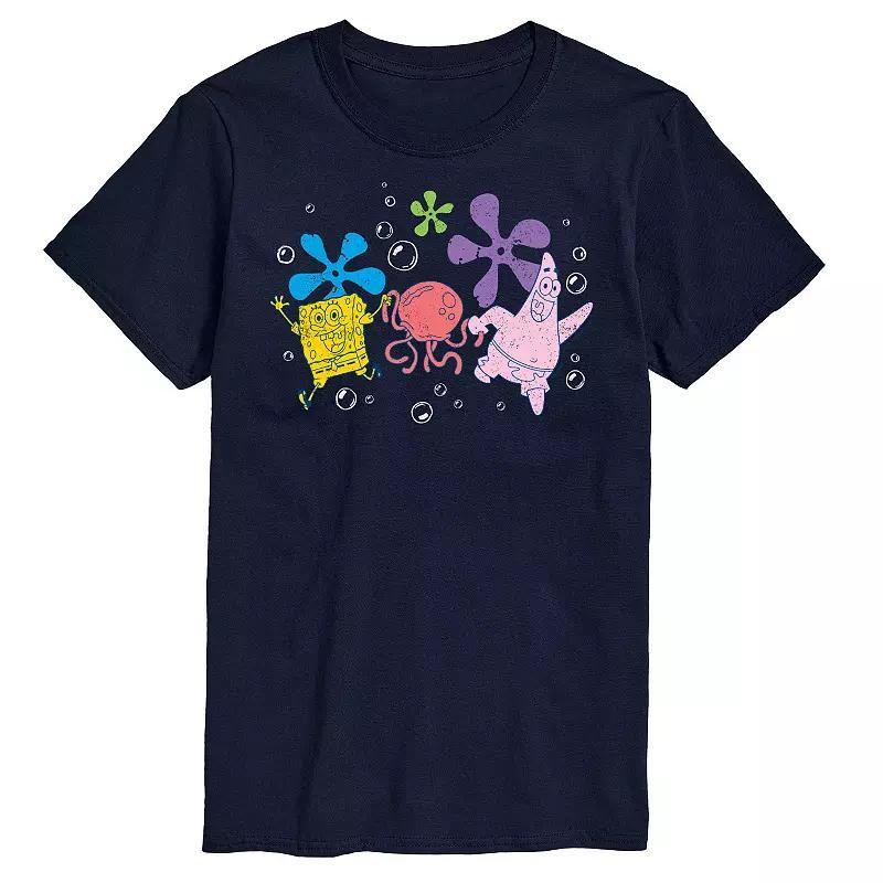 Mens Nickelodeon SpongeBob SquarePants Jelly Graphic Tee Blue Product Image