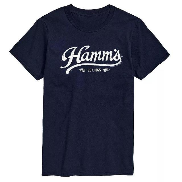 Big & Tall Hamms Vintage Logo Graphic Tee, Mens Blue Product Image