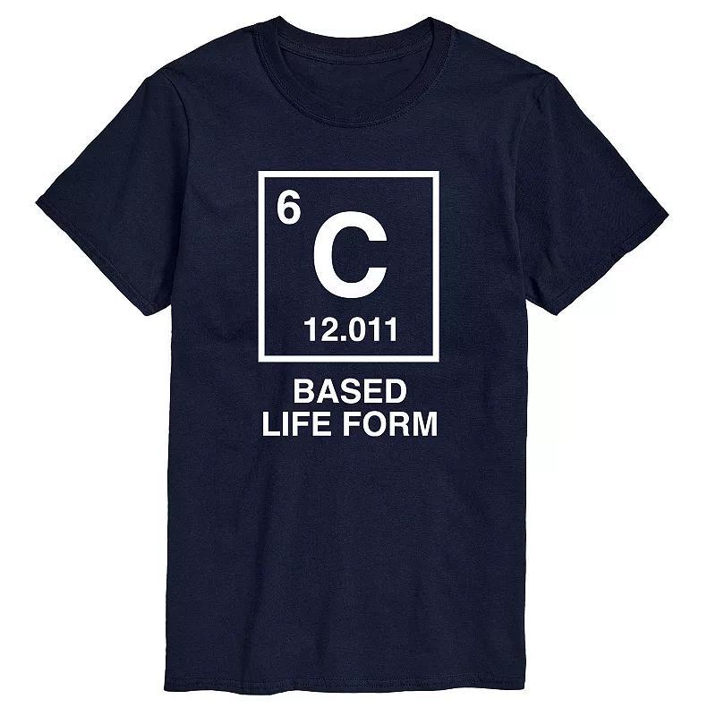 Mens Carbon Based Lifeform Graphic Tee Blue Product Image