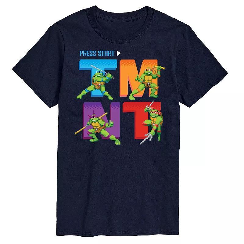 Mens Teenage Mutant Ninja Turtles Grid Graphic Tee Blue Product Image